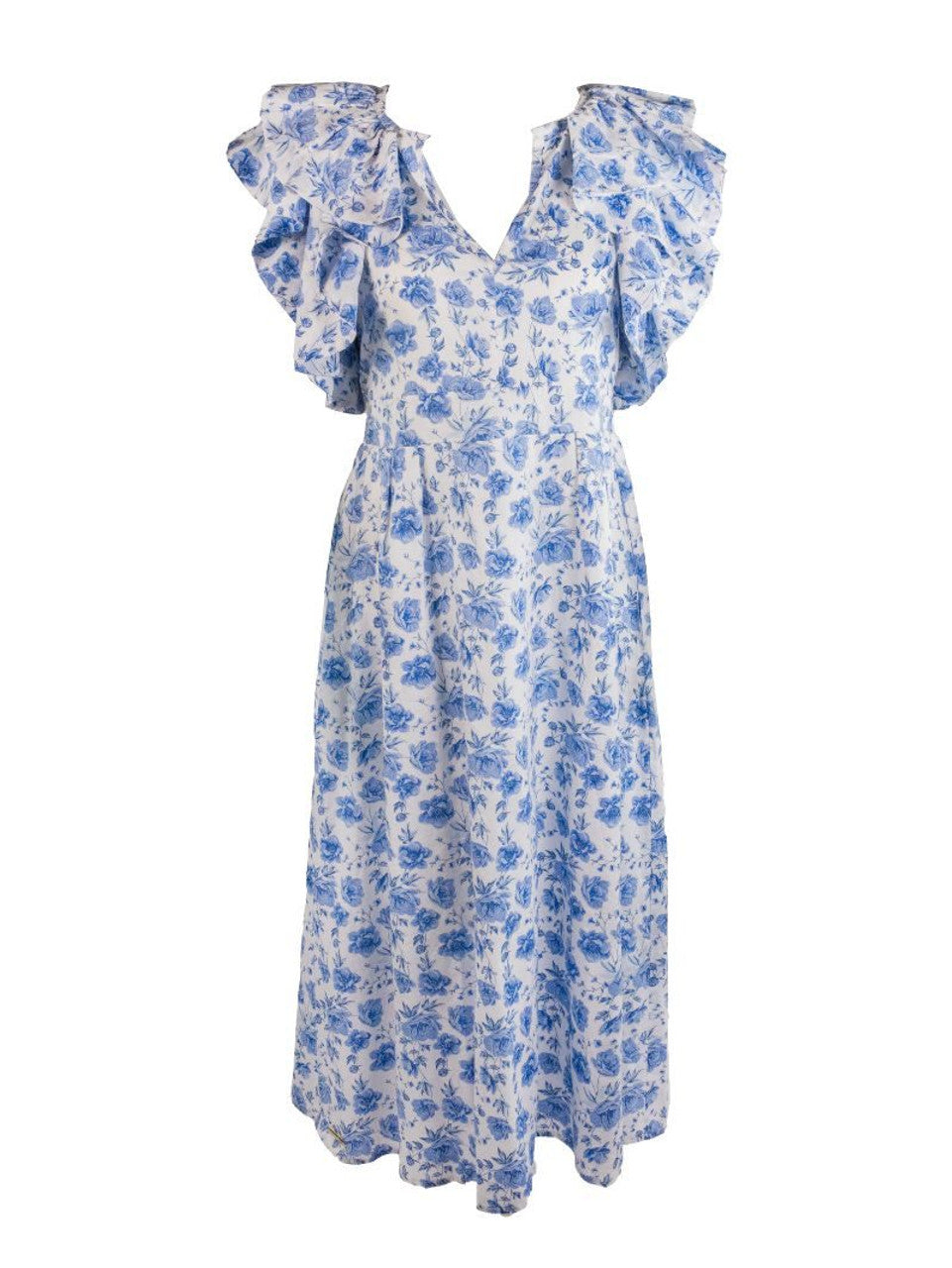 DOUBLE RUFFLE DRESS