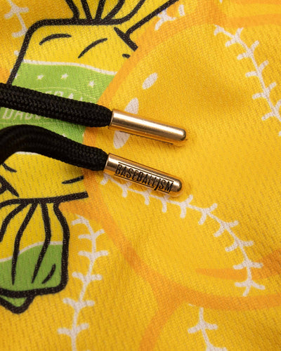 Doubles and Bubbles Diamond Air Youth Mesh Shorts - Banana