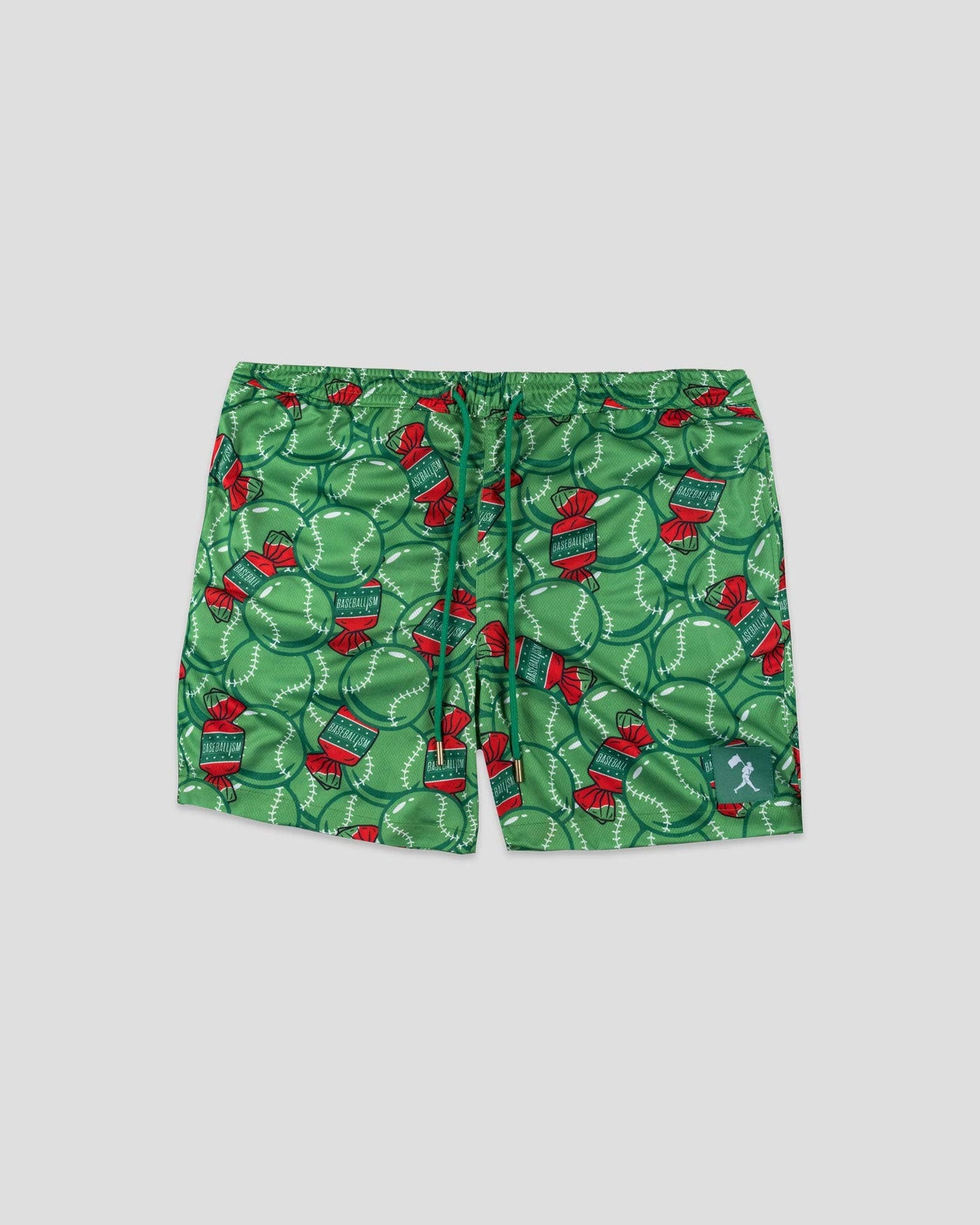 Doubles and Bubbles Diamond Air Youth Mesh Shorts - Walk-Off Watermelon