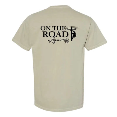 ON THE ROAD AGAIN LINEMAN SS TEE