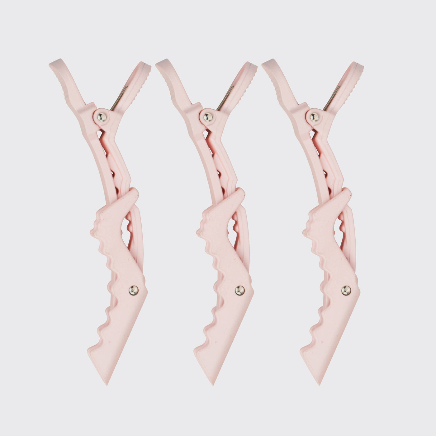 No Slip Crocodile Clip 3pc - Blush