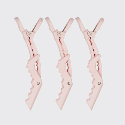 No Slip Crocodile Clip 3pc - Blush