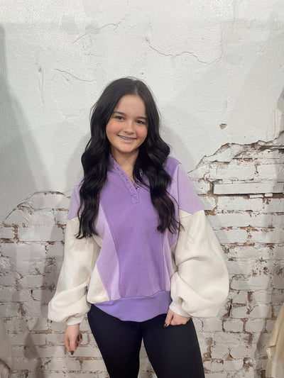 EMMA OVERSIZED COLORBLOCK SWEATSHIRT