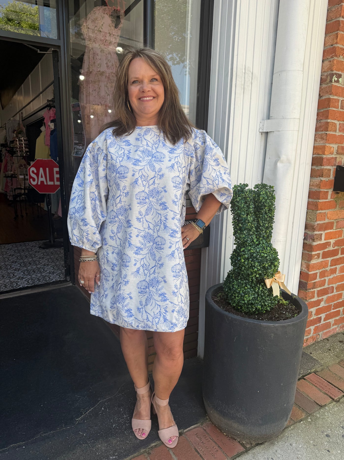 FOREVER AFTER ALL JACQUARD DRESS