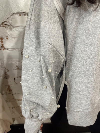 RACHELLE PEARL SLEEVE TOP