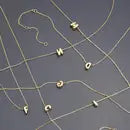 MINI 3D BUBBLE INITIAL NECKLACE