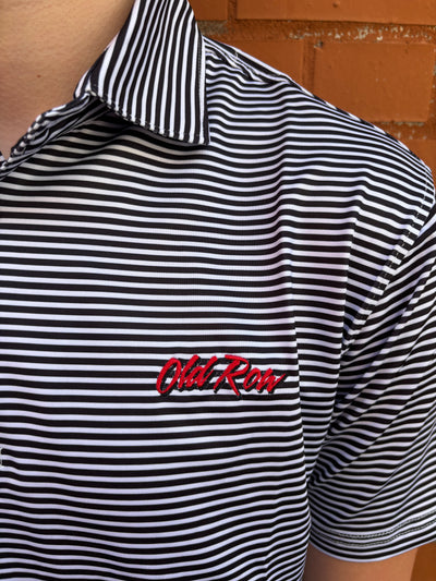 OLD ROW STRIPED POLO