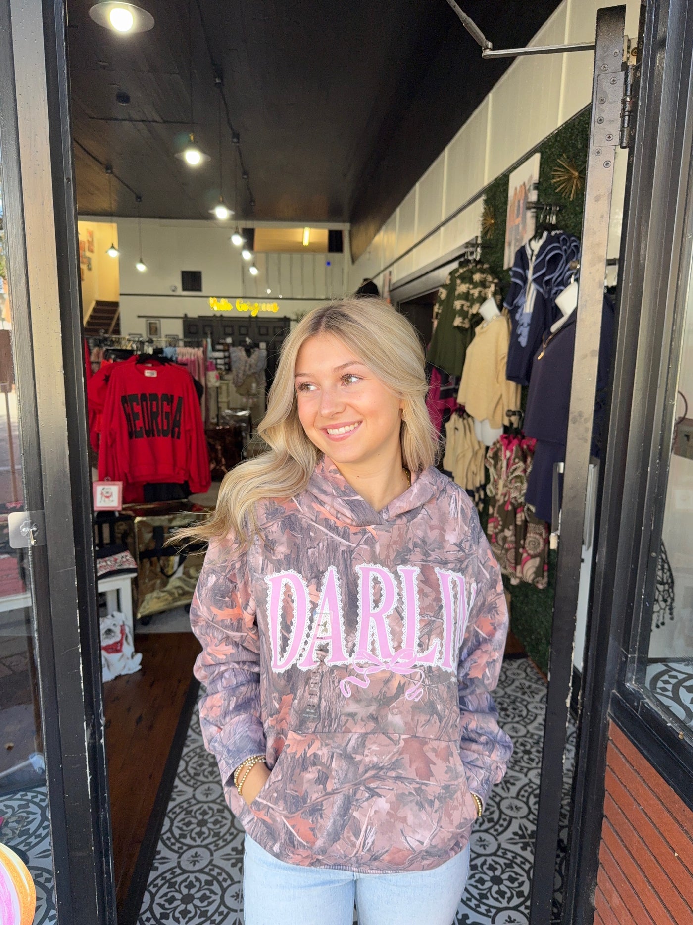 DARLIN' CAMO HOODIE
