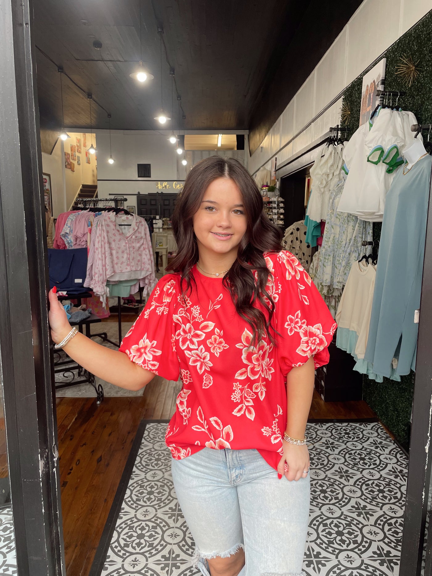 ENDLESS CHARM FLORAL BLOUSE