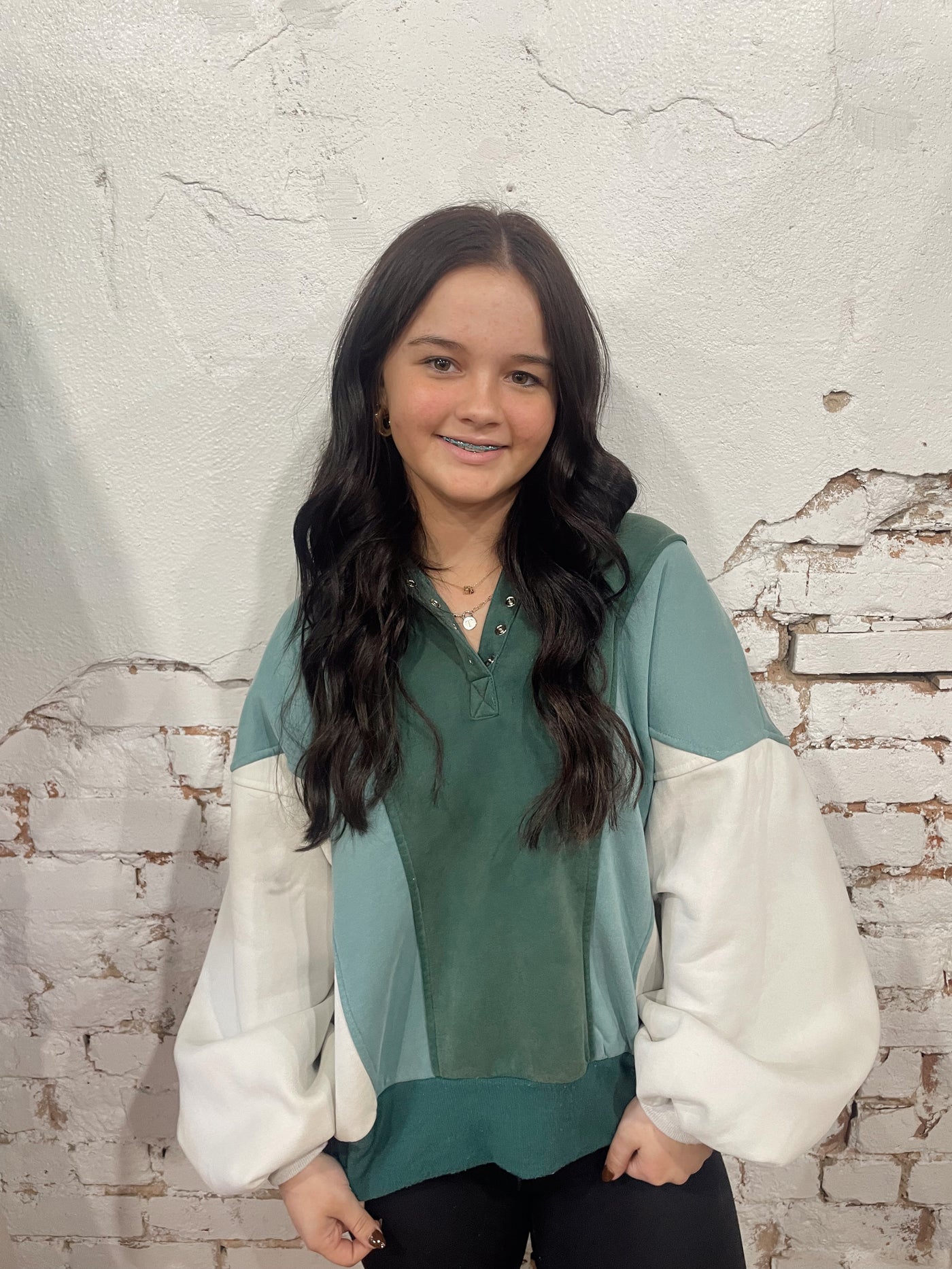 EMMA OVERSIZED COLORBLOCK SWEATSHIRT