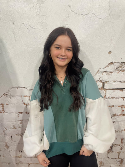 EMMA OVERSIZED COLORBLOCK SWEATSHIRT