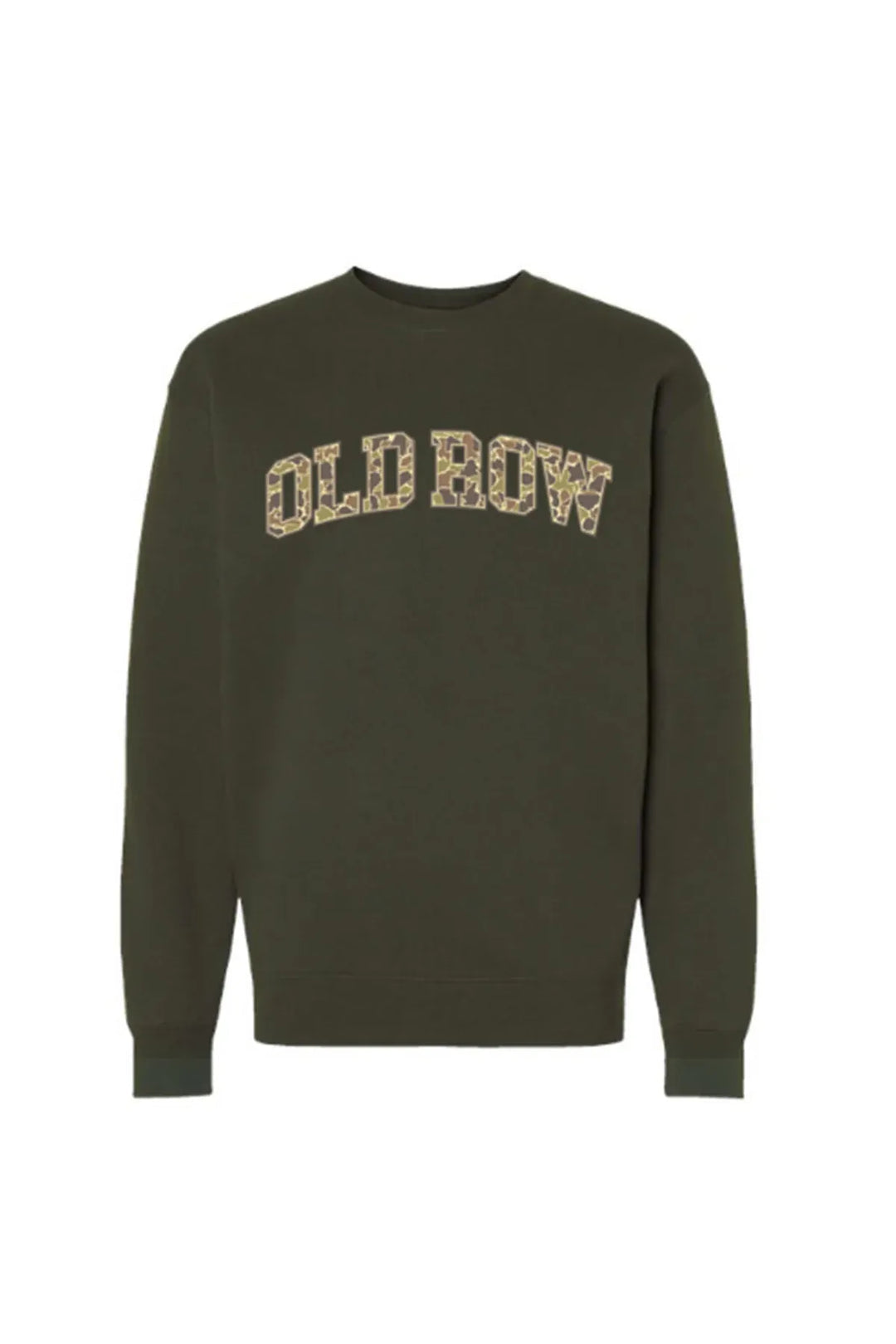 OLD ROW CAMO CREWNECK