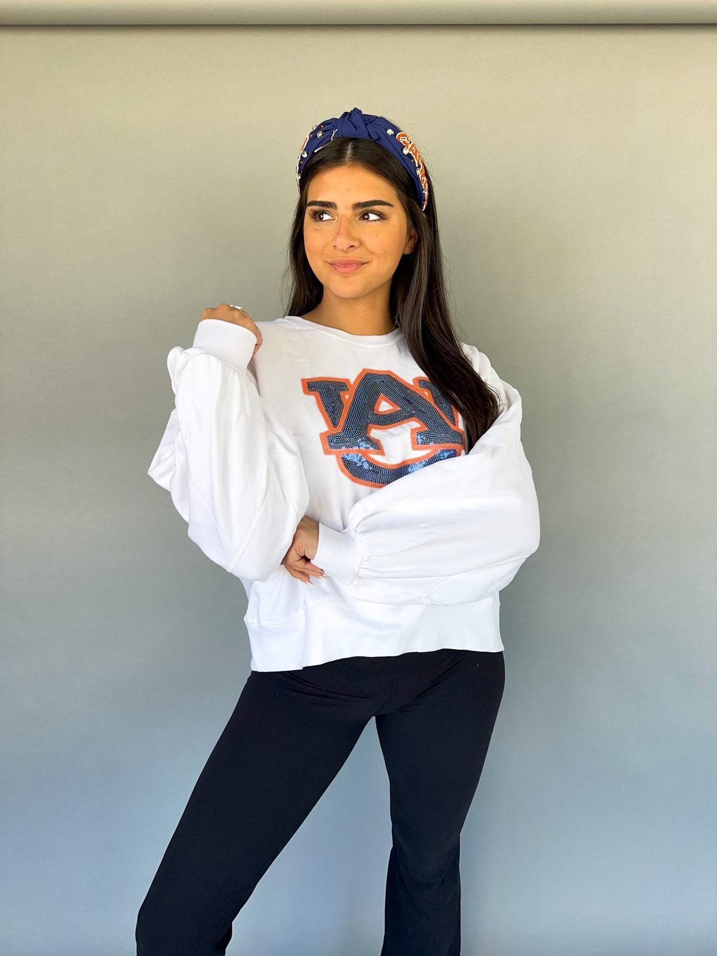 THE AUBURN SEQUIN PULLOVER