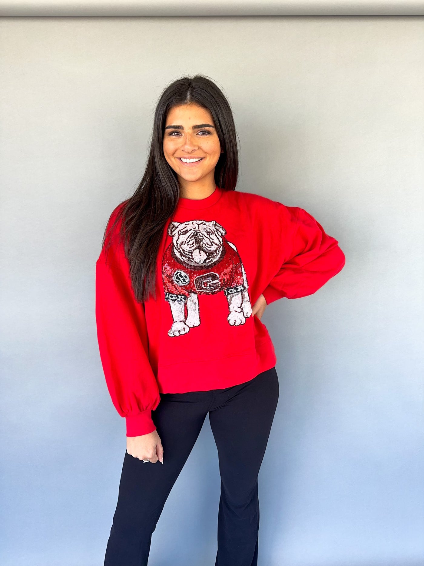 THE GEORGIA SEQUIN PULLOVER