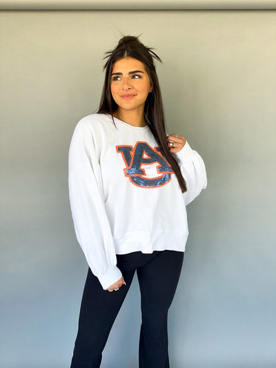 THE AUBURN SEQUIN PULLOVER