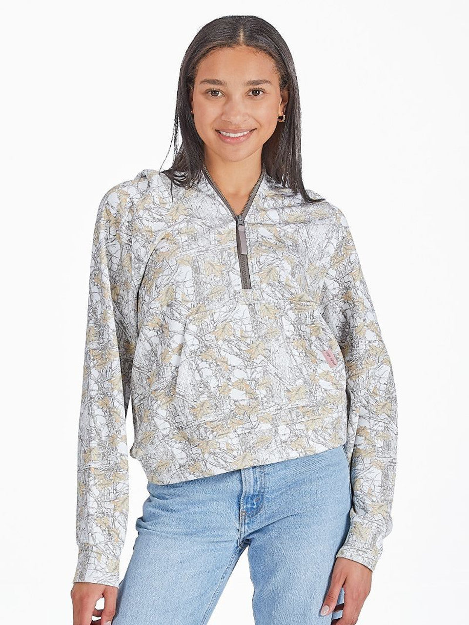 ALARA CAMO QUARTER ZIP