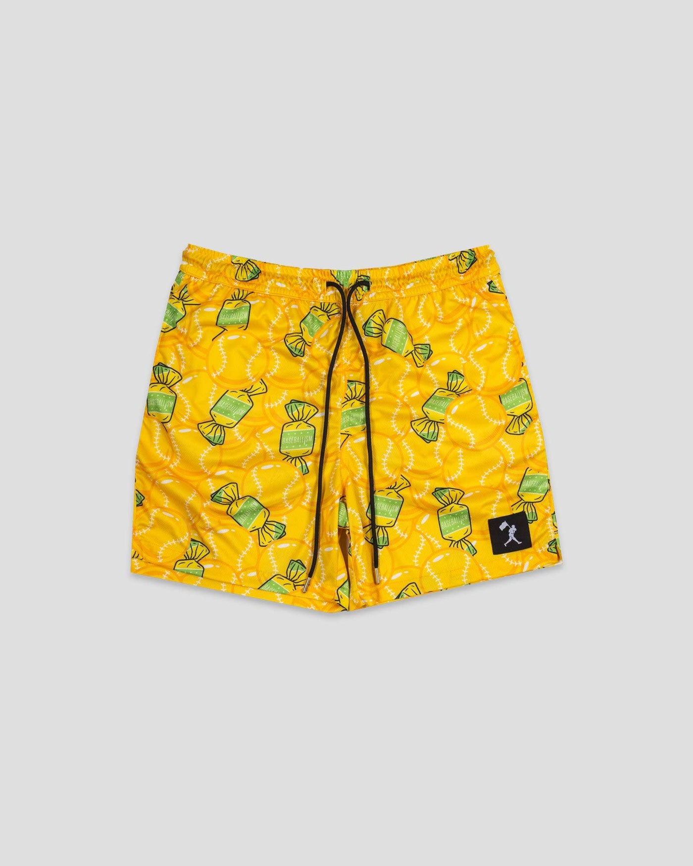 Doubles and Bubbles Diamond Air Youth Mesh Shorts - Banana