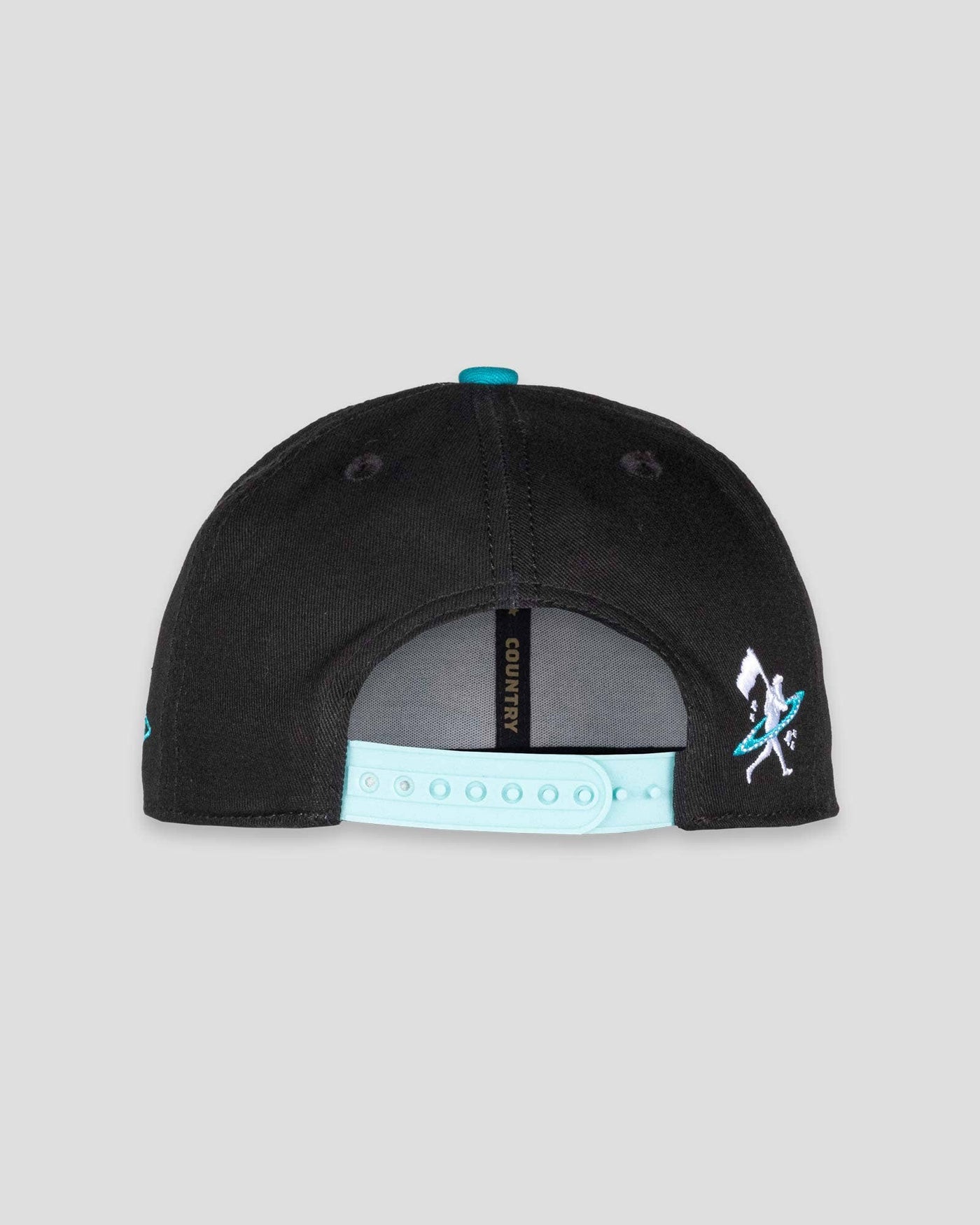 Space Ball Youth Cap - Black and Teal