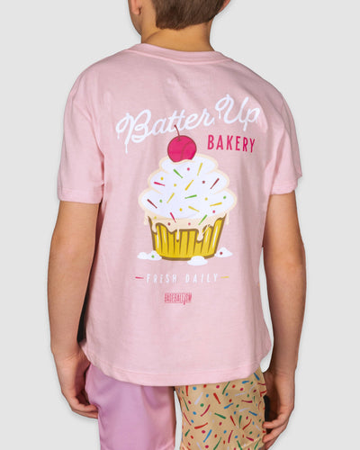 Batter Up Bakery Confetti Cupcake Youth T-Shirt