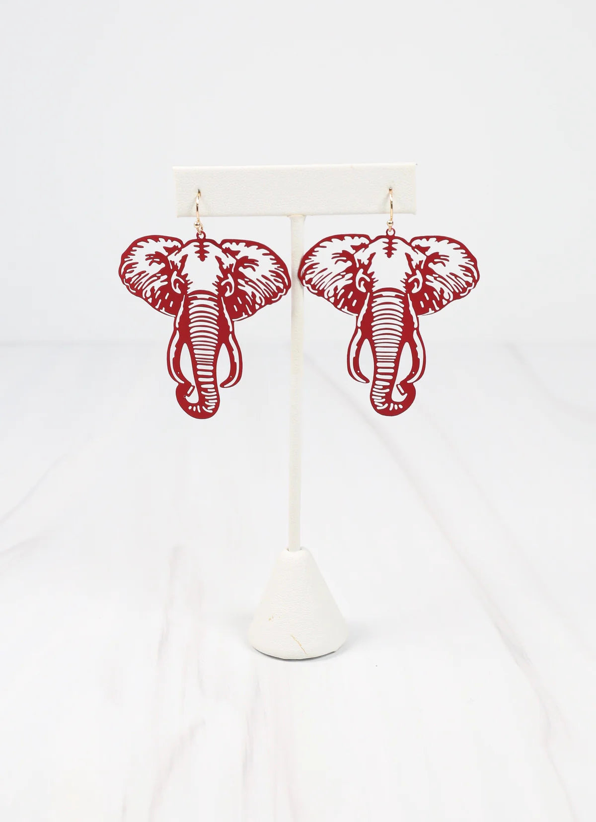 ELMER CUTOUT ELEPHANT EARRING