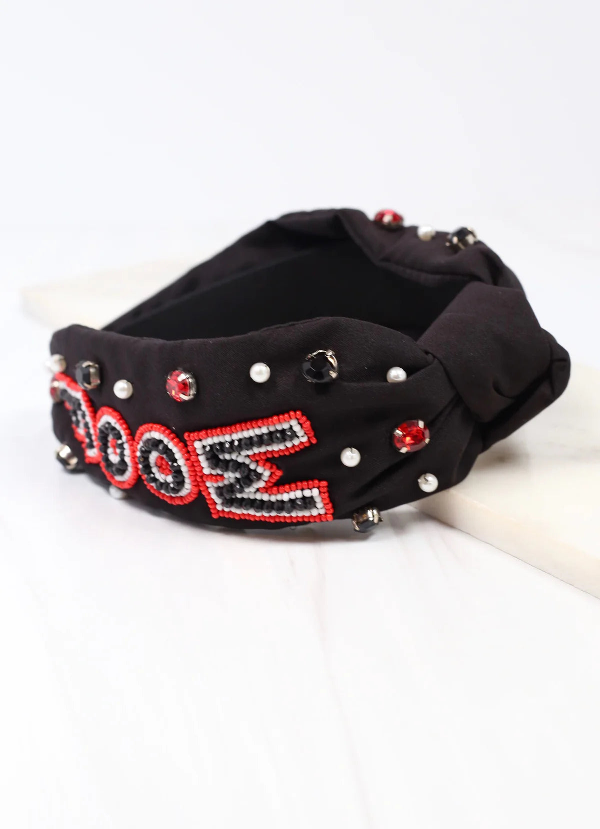 WOOF EMBELLISHED HEADBAND