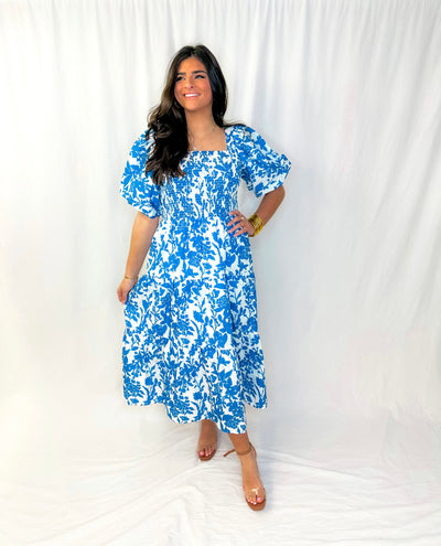 BOARDWALK BLUE DRESS