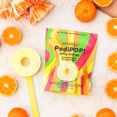 Juicy Orange PediPop - Pedi Buffer & Nail File