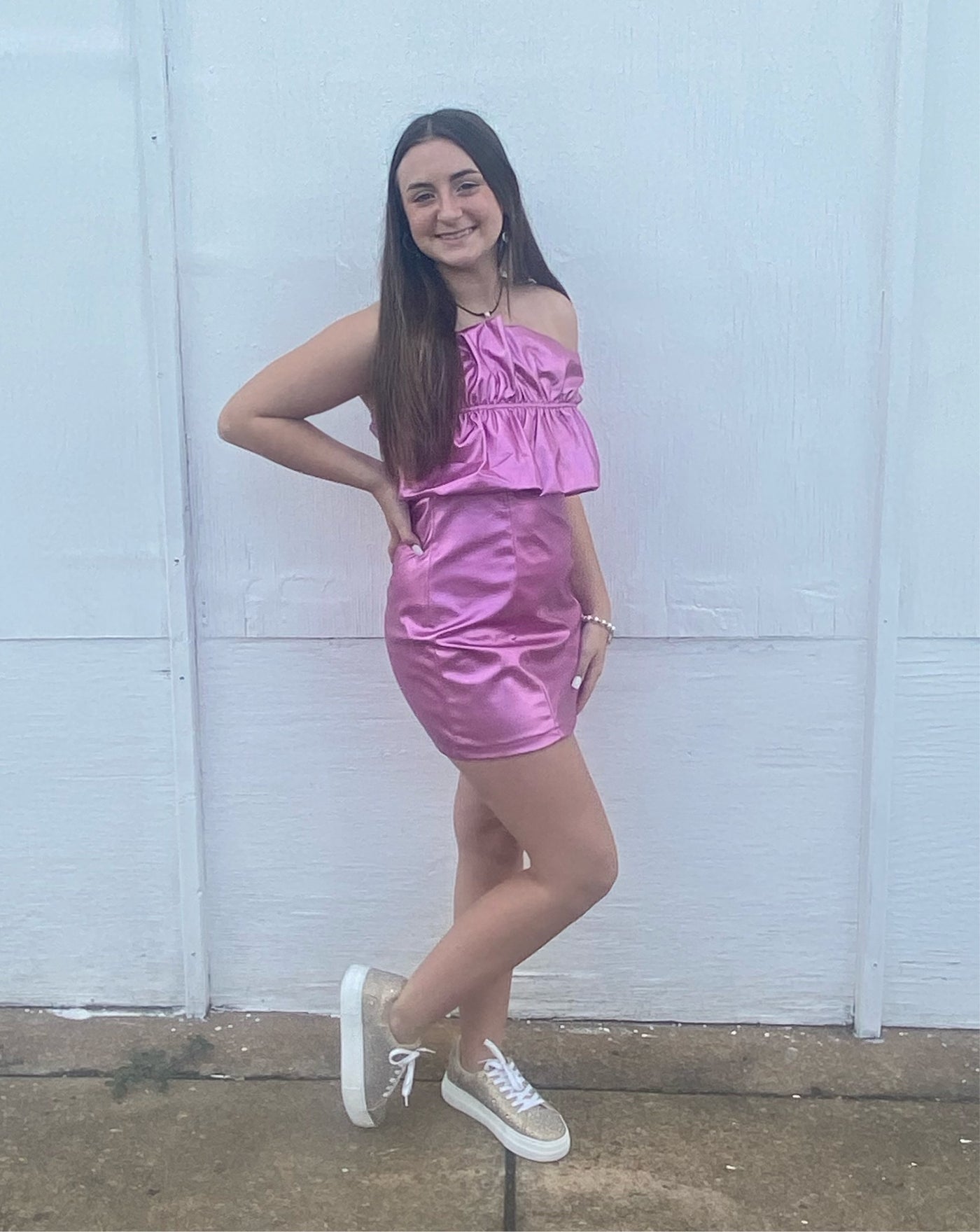 KAYLAN BANDEAU MINI DRESS