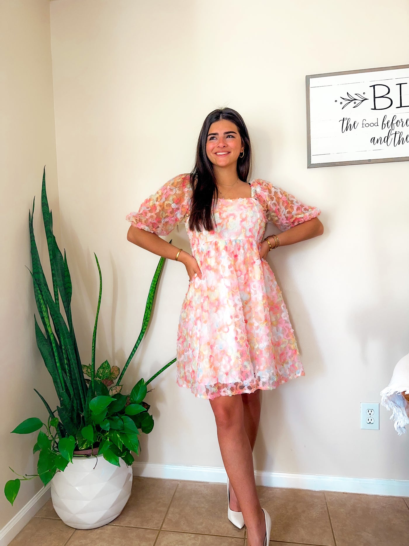 STOP THE SHOW FLORAL DRESS