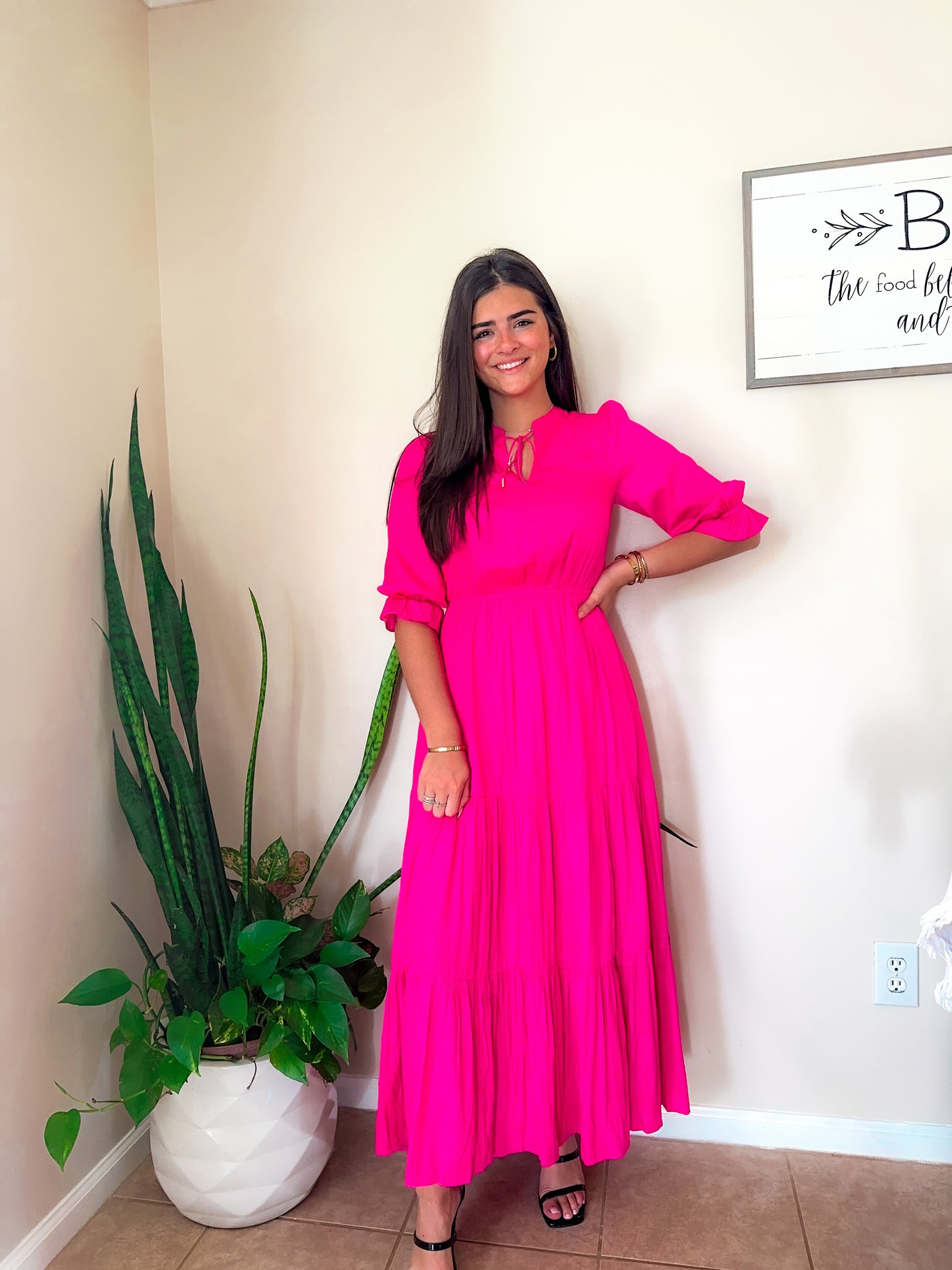 BUBBLEGUM MAXI DRESS