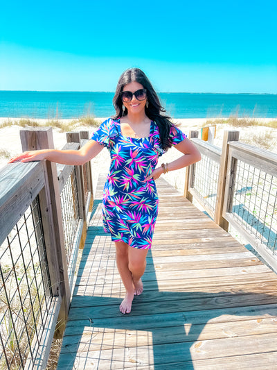 BRIDGET SCOOP NECK DRESS