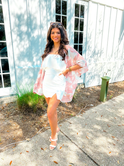 RUFFLE MINI DRESS