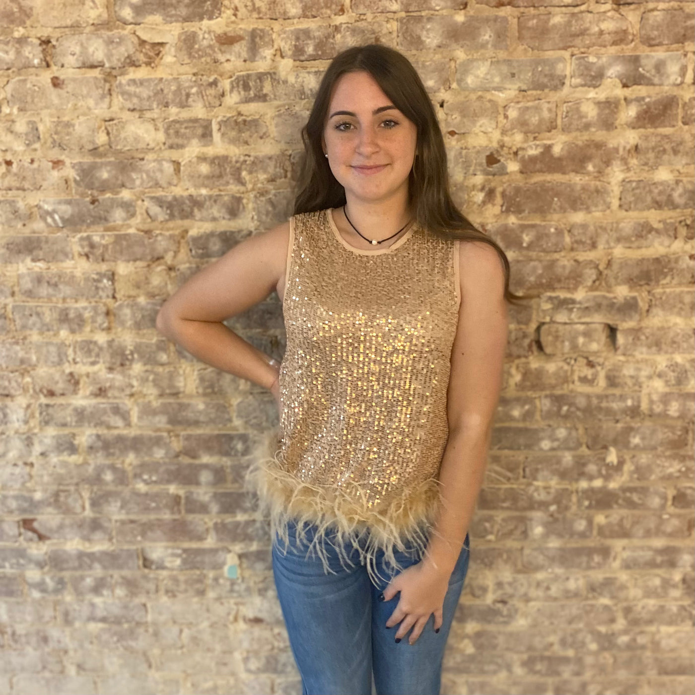 FEELING GLAMOROUS TOP