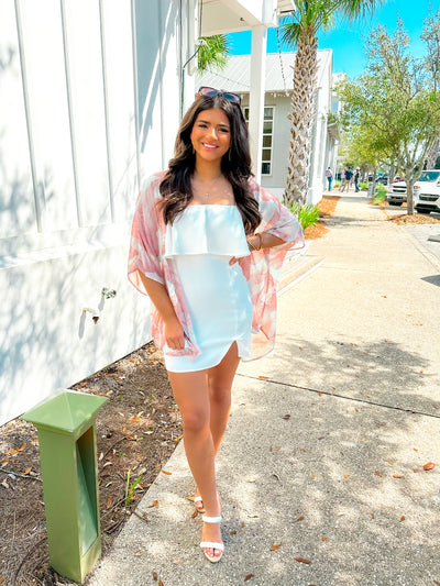 RUFFLE MINI DRESS