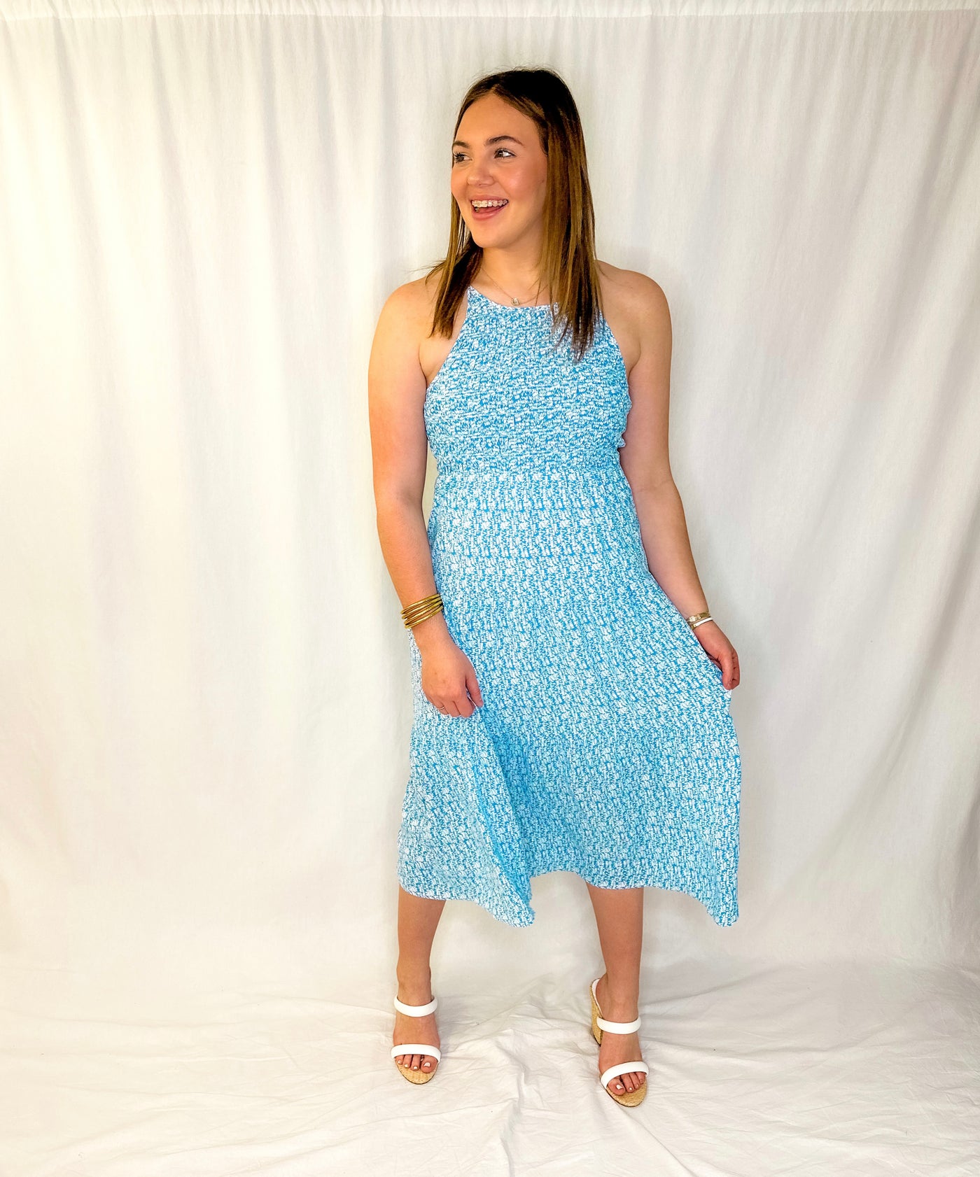 SUMMER BLUES MAXI DRESS