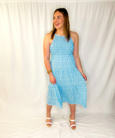 SUMMER BLUES MAXI DRESS