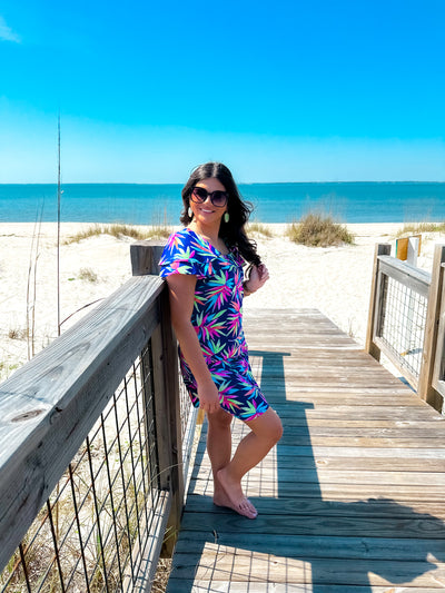 BRIDGET SCOOP NECK DRESS
