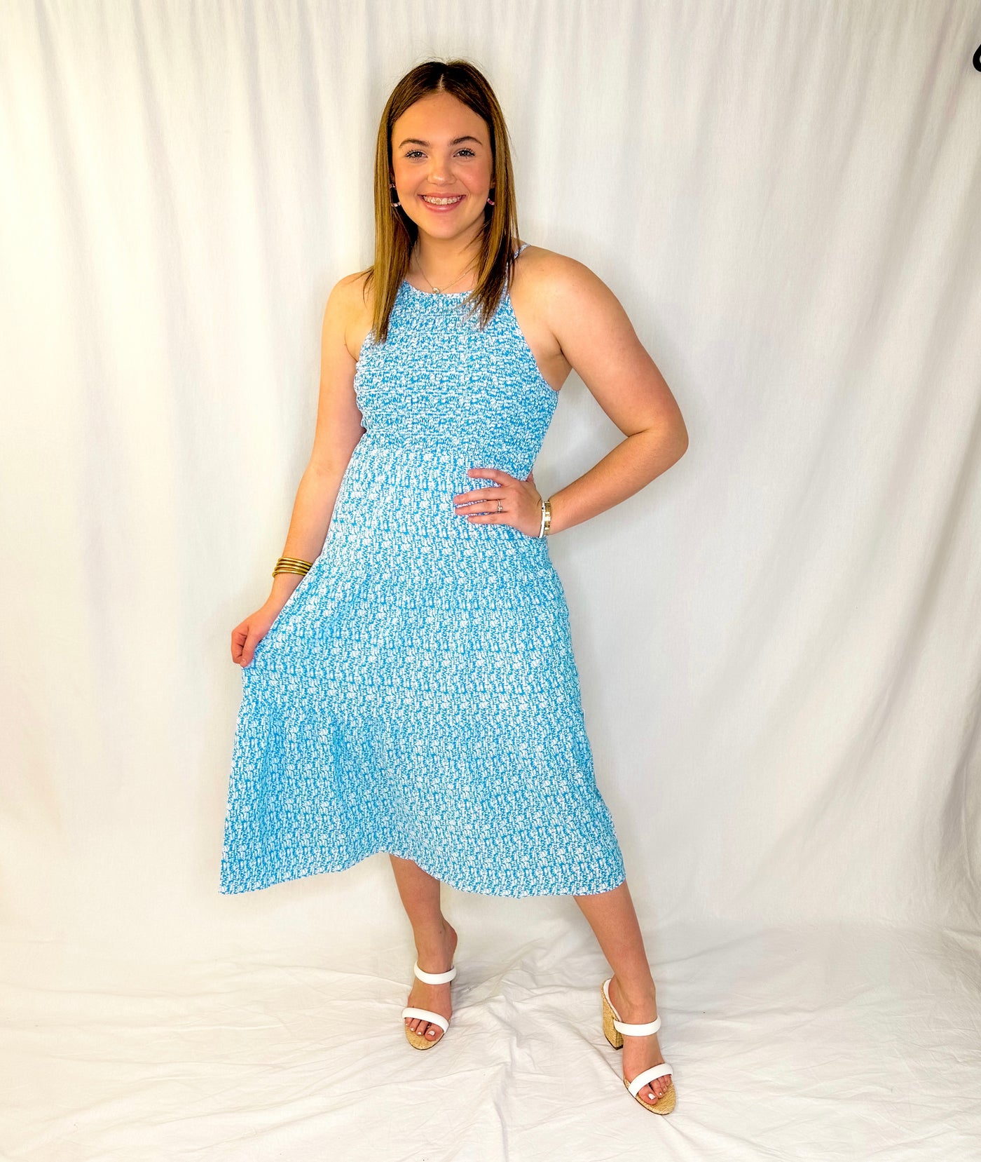 SUMMER BLUES MAXI DRESS