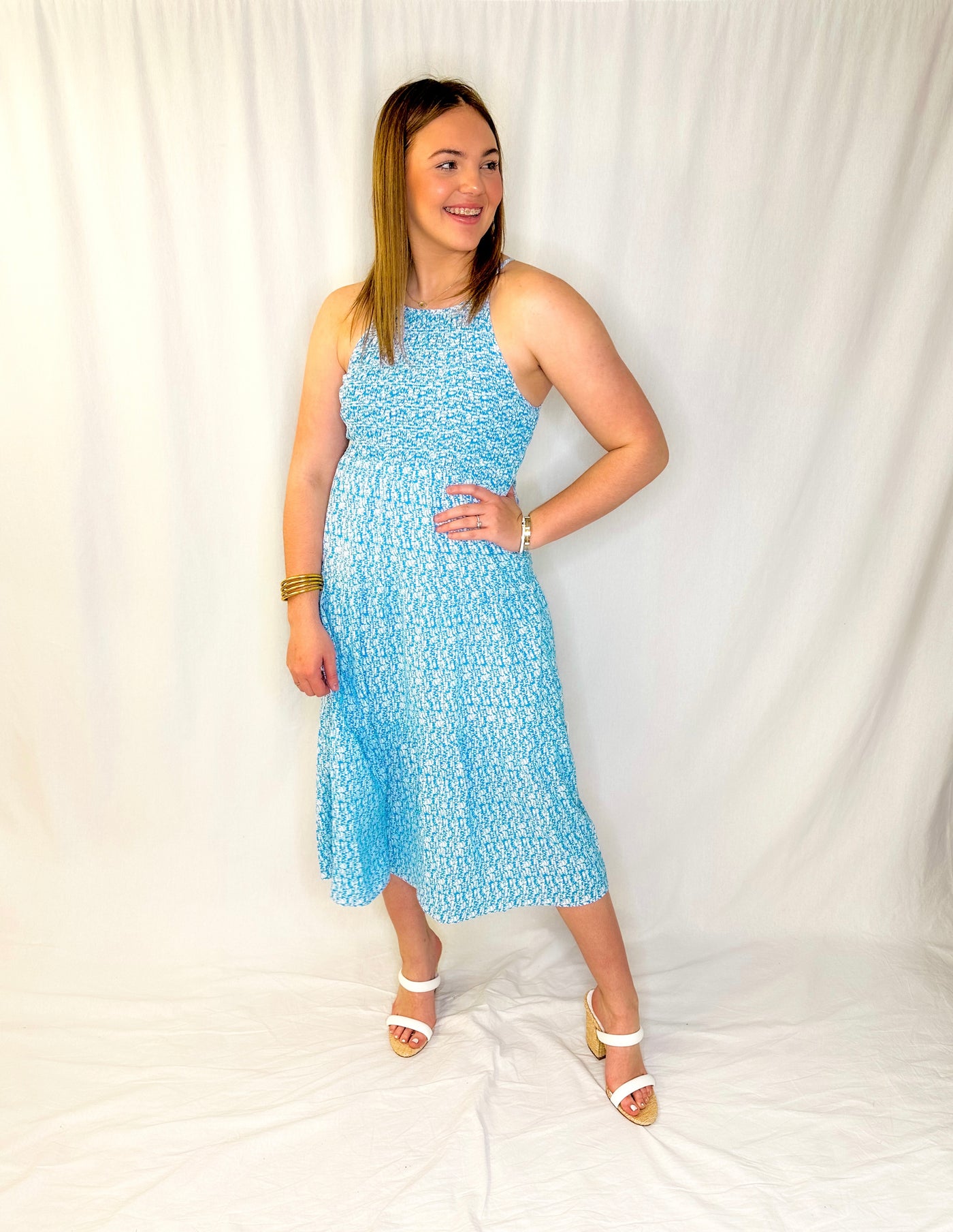 SUMMER BLUES MAXI DRESS