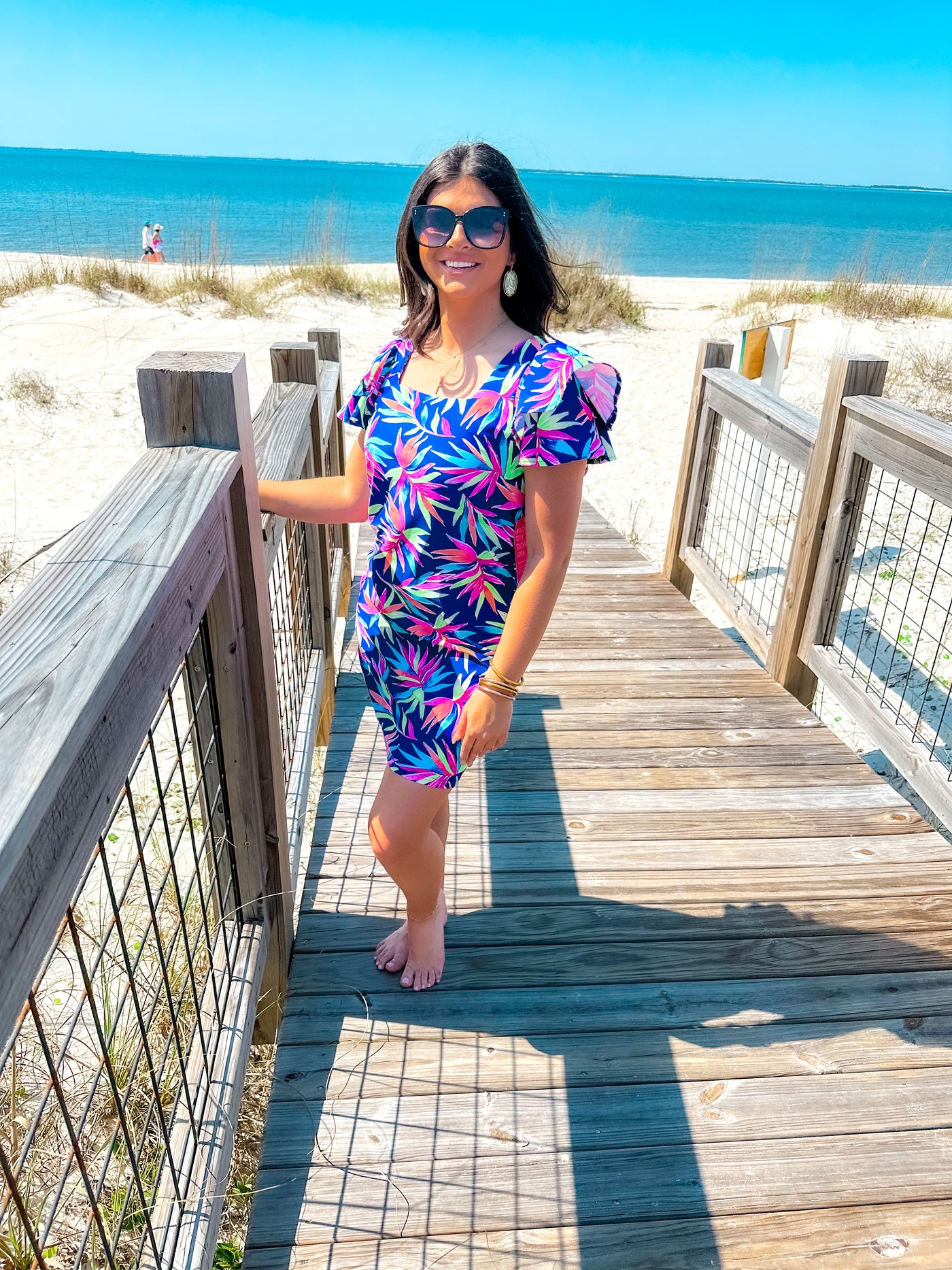 BRIDGET SCOOP NECK DRESS