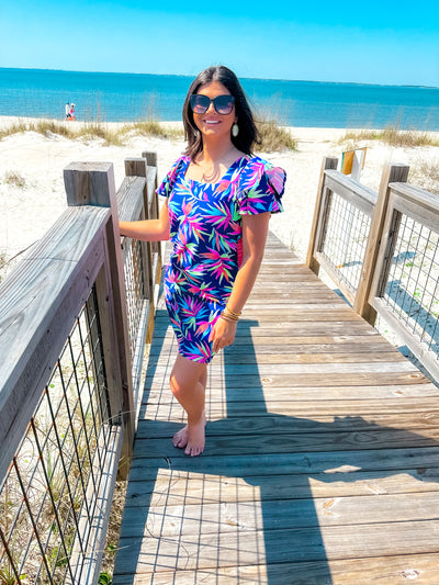 BRIDGET SCOOP NECK DRESS